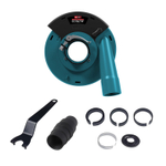 Шлифмашина угловая Alteco AG 1400-125 ECS и защитный кожух для пылеудаления ADE 125 68946