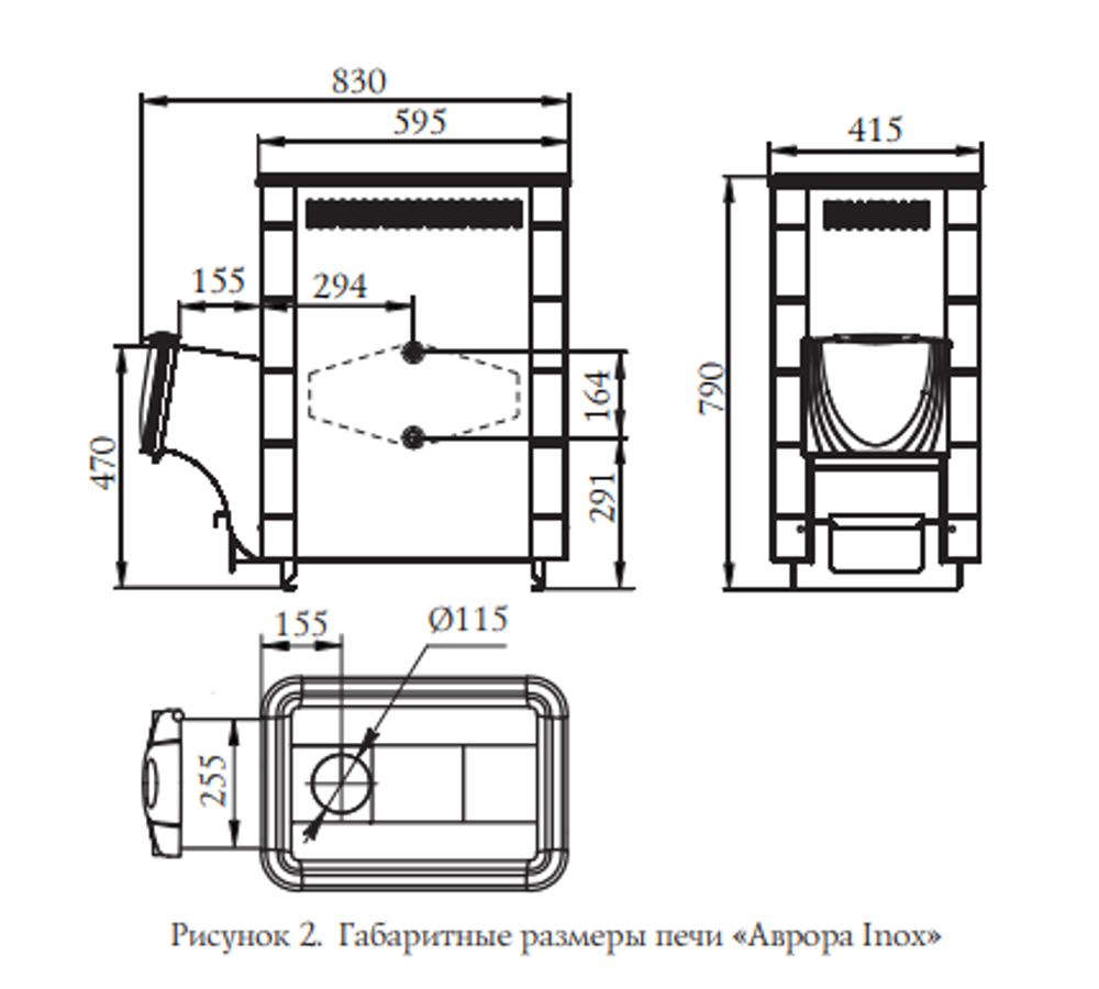 Печь TMF Аврора Inox ДА Иллюминатор терракота размеры