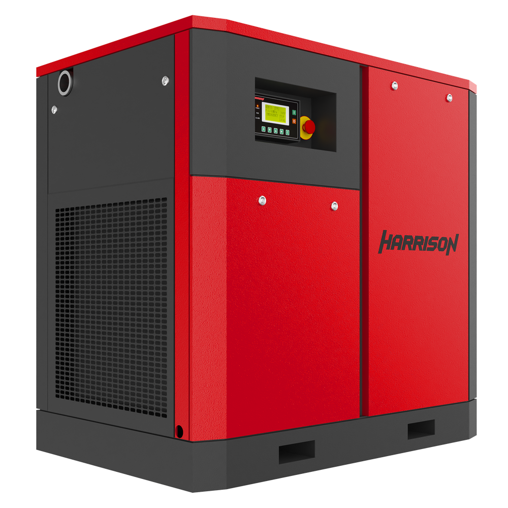 HRS-949100 Винтовой компрессор с ременным приводом Harrison: 9100 л/мин, 8 бар, 55 кВт