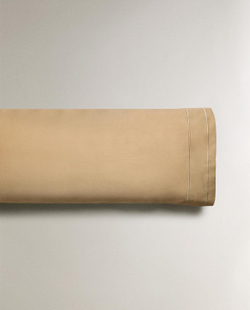 Zara Home - Атласная наволочка с двойной гирляндой 70x90 см