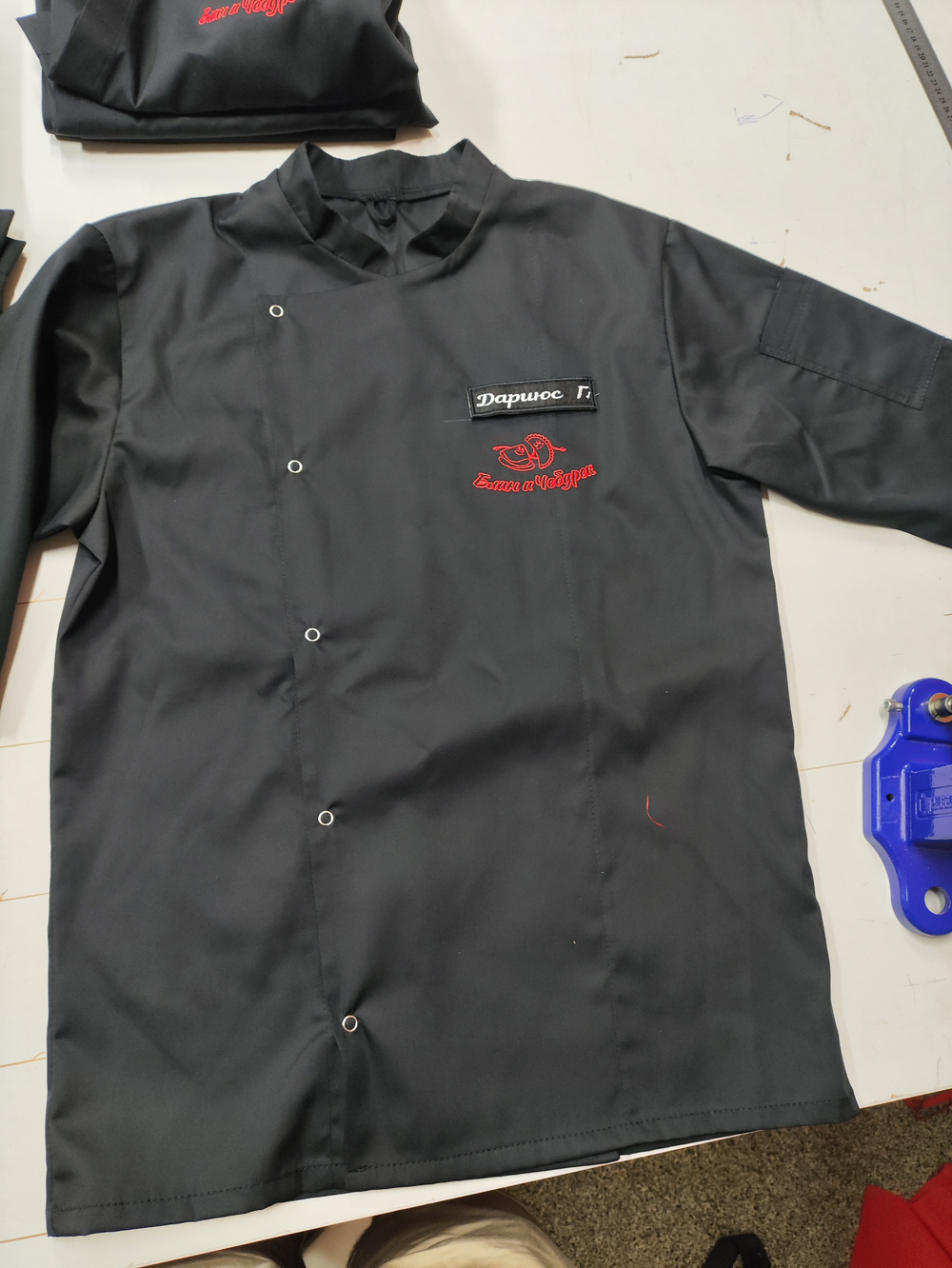 Китель поварской двубортный. Разные оттенки