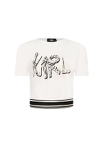 Футболка Karl Lagerfeld Kids - белый(Z30116)
