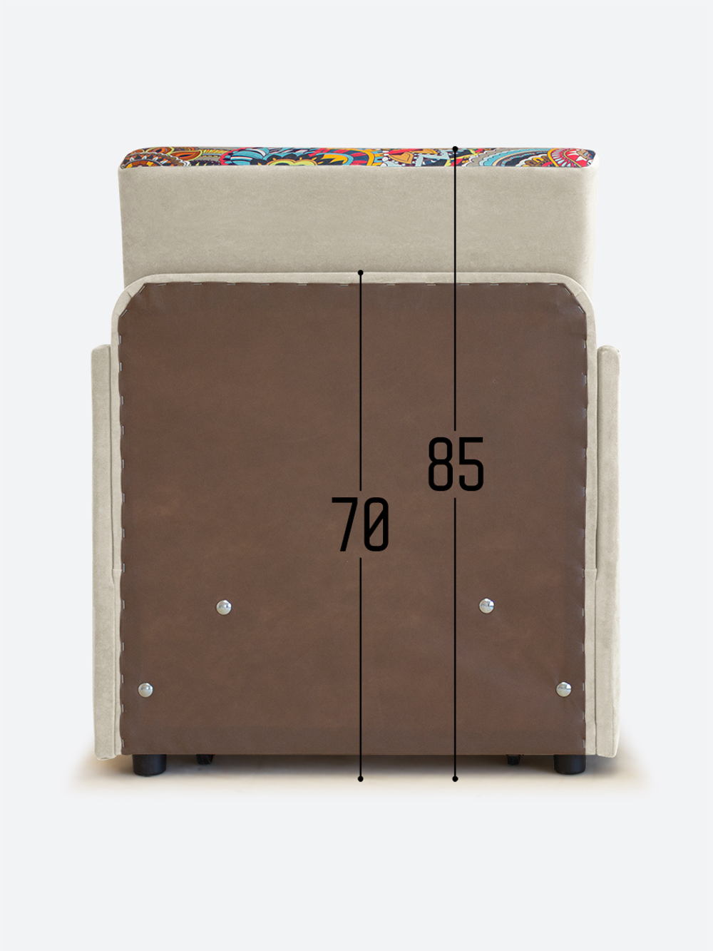 Кресло-кровать "Миник" с подлокотниками, купон Хаски