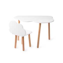 Стул детский Happy Baby OBLAKO CHAIR, белый