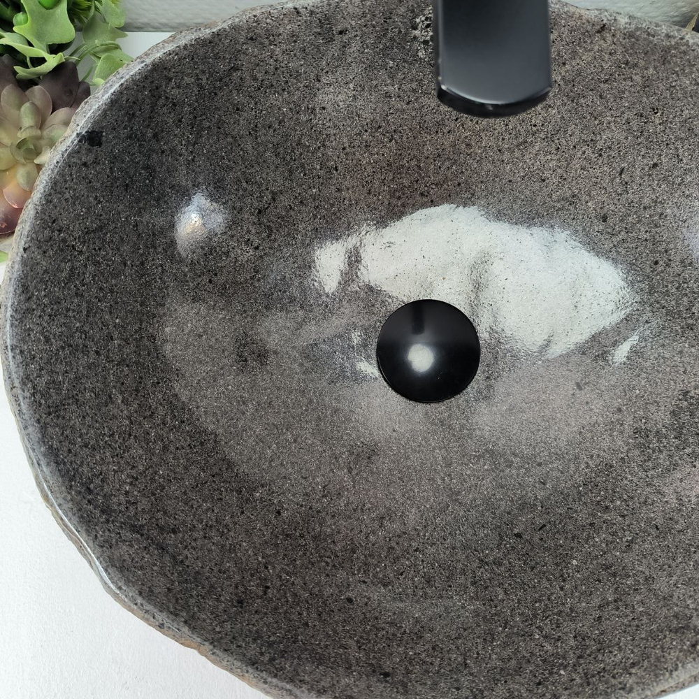 Раковина из речного камня RS-64940 46*35*15 0861