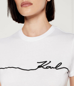 Футболка seasonal Karl Lagerfeld - белый(245W1706)