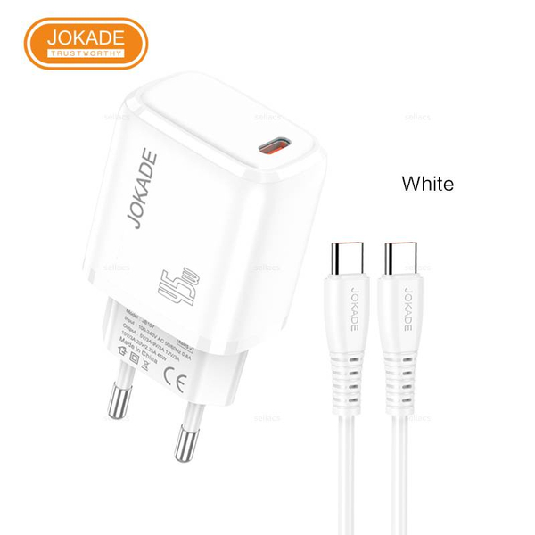 JOKADE JB0108, Зарядное устройство PD45W на устройства Type-C