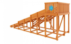Зимняя горка TORUDA Лисичка (скат 5,9 м)