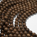 Золотой сандал, бусины в форме шара, 10,2мм