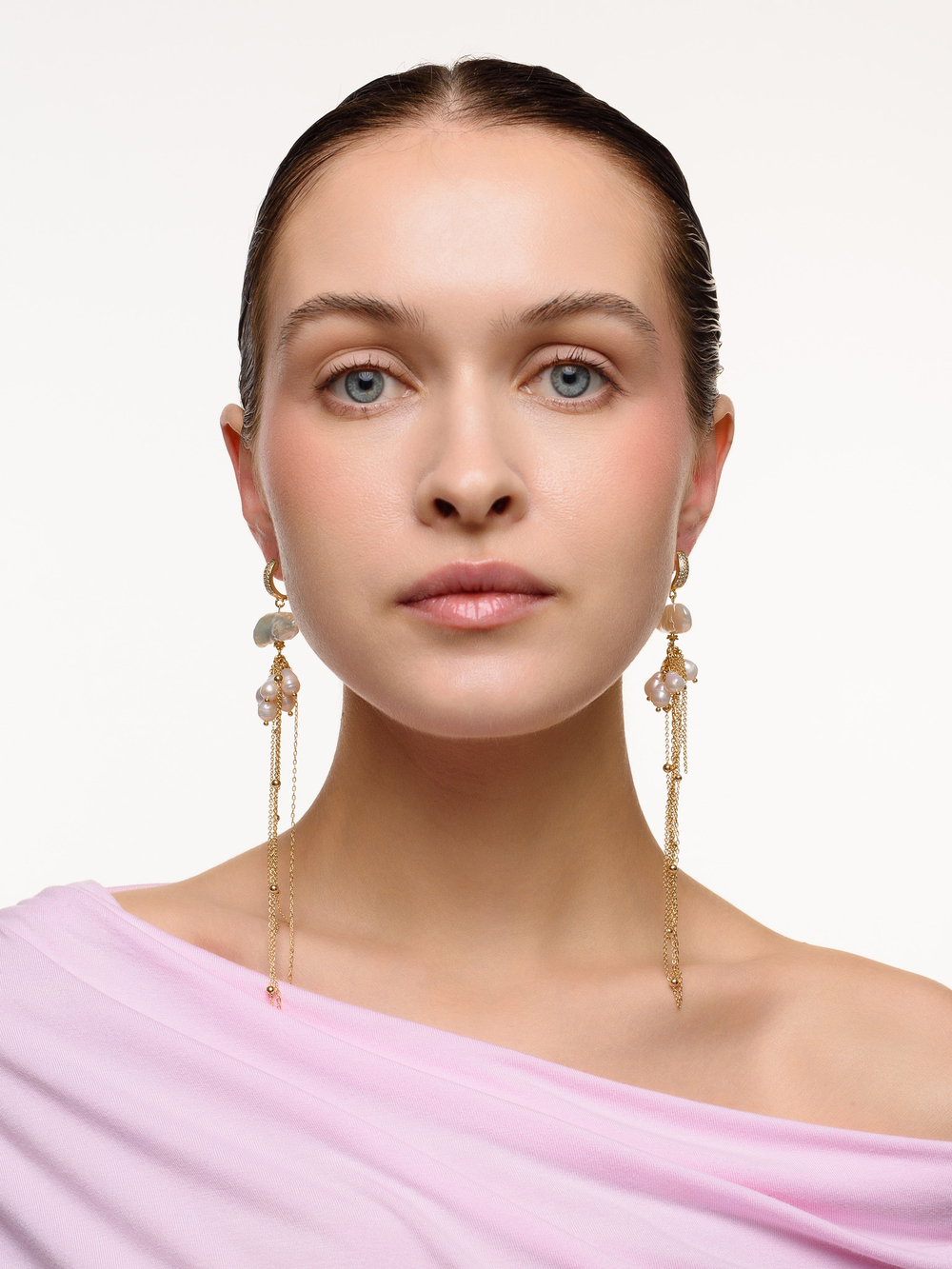 Серьги "Cluster berry" Gold