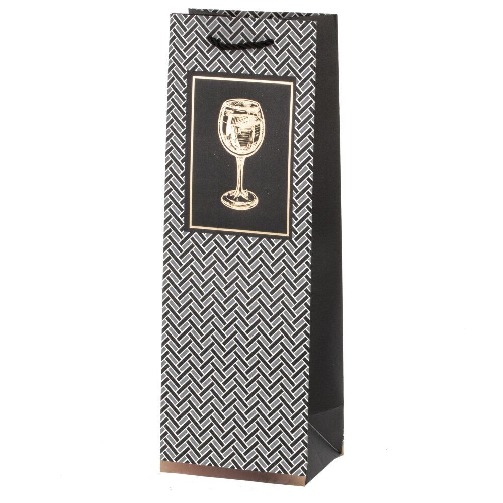 GAEM Пакет подарочный (бумага 210г/м2, блок микс 12шт), L12 W9 H35 см, 4в.