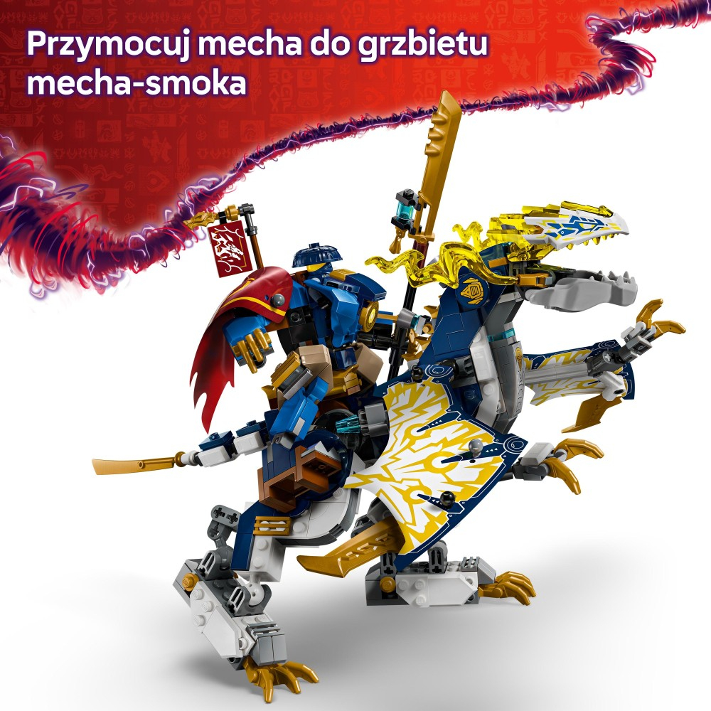 Конструктор LEGO Ninjago 71843 Дракон-мех Рога — фото 8