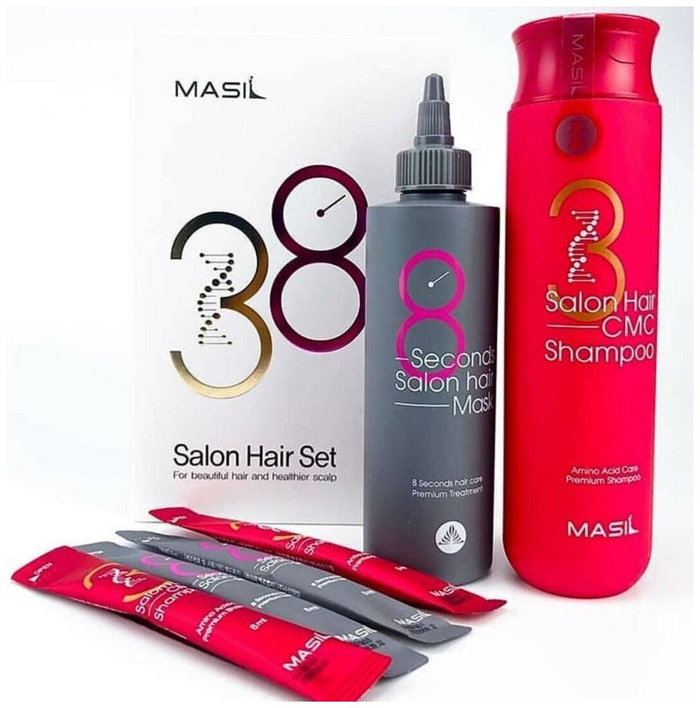 Восстанавливающий профессиональный шампунь с керамидами Masil 3 Salon Hair CMC Shampoo, 300 мл