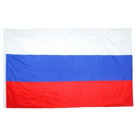 Флаг, "Россия", без древка, 90*145 см, 1 шт.