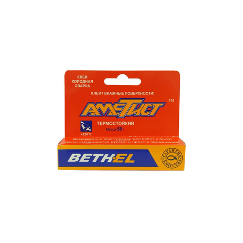 Клей холодная сварка термостойкий "Аметист" 58г.