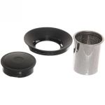 Чайник заварочный стеклянный 600мл «Хай-Тек» с металлическим ситом и пластиковой крышкой Селфи