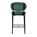 Стул полубарный Mason, бархат зеленый 19