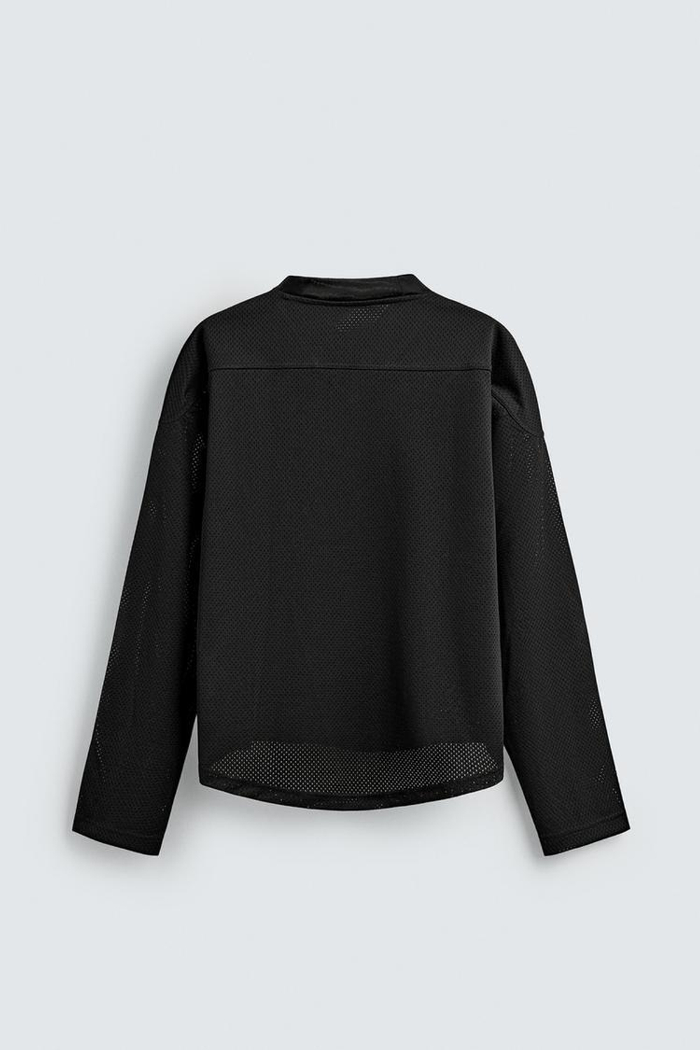 ZARA ФУТБОЛКА СВОБОДНОГО КРОЯ, ЧЕРНЫЙ