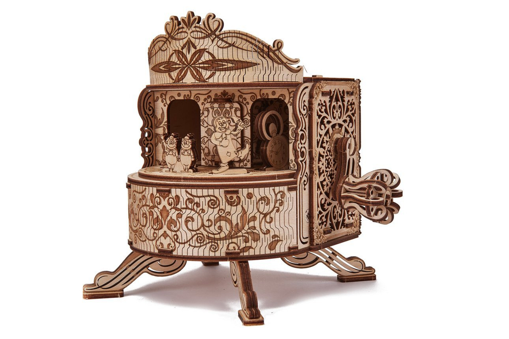 Сказочный Театр Wood Trick - Музыкальная шкатулка, деревянный конструктор, сборная модель, 3D пазл