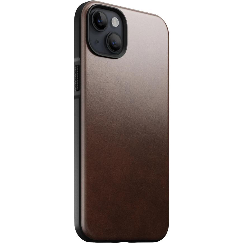 Кожаный чехол MagSafe Nomad Horween Modern Leather Case для iPhone 14 Plus Чехол из натуральной кожи Horween