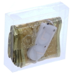 Гирлянда для дома ЛЕНТА ДЕКОРАТИВНАЯ «Морозные узоры» 2,0 м, 6 см (на батарейках), Золото (подсветка теплый белый)