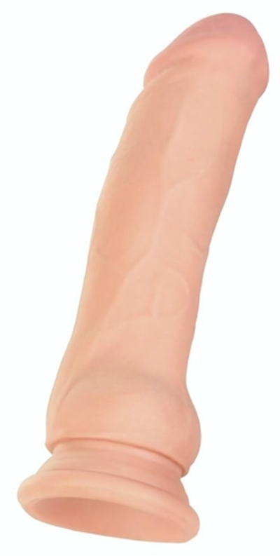 Телесный реалистичный вибратор Ian - 20 см. (Цвет: телесный)