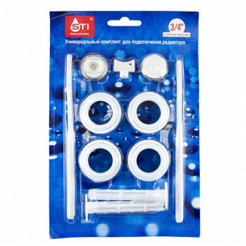 Комплект переходников 1°х3/4 с кронштейнами