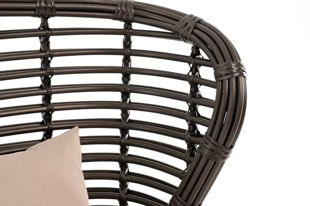 "Парма" кофейный комплект из искусственного ротанга, цвет бронзовый