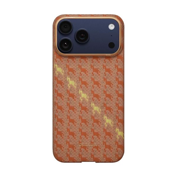 Чехол Pitaka Edge Case для iPhone 17 Pro, Янтарный | Amber