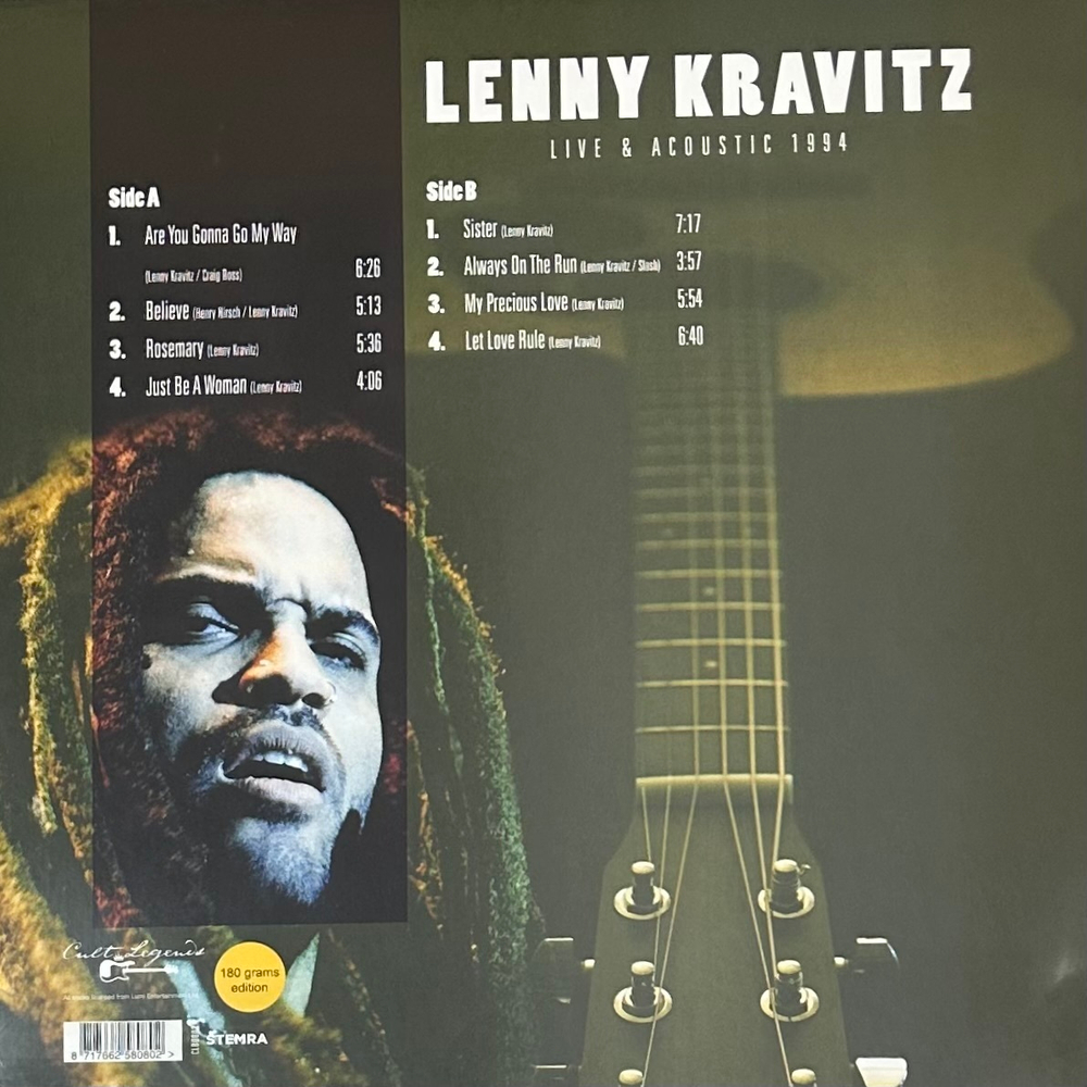 Lenny Kravitz – Live & Acoustic 1994 (Европа 2019г.)