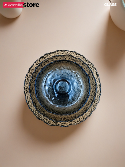 Блюдо 15 см. стеклянное на ножке