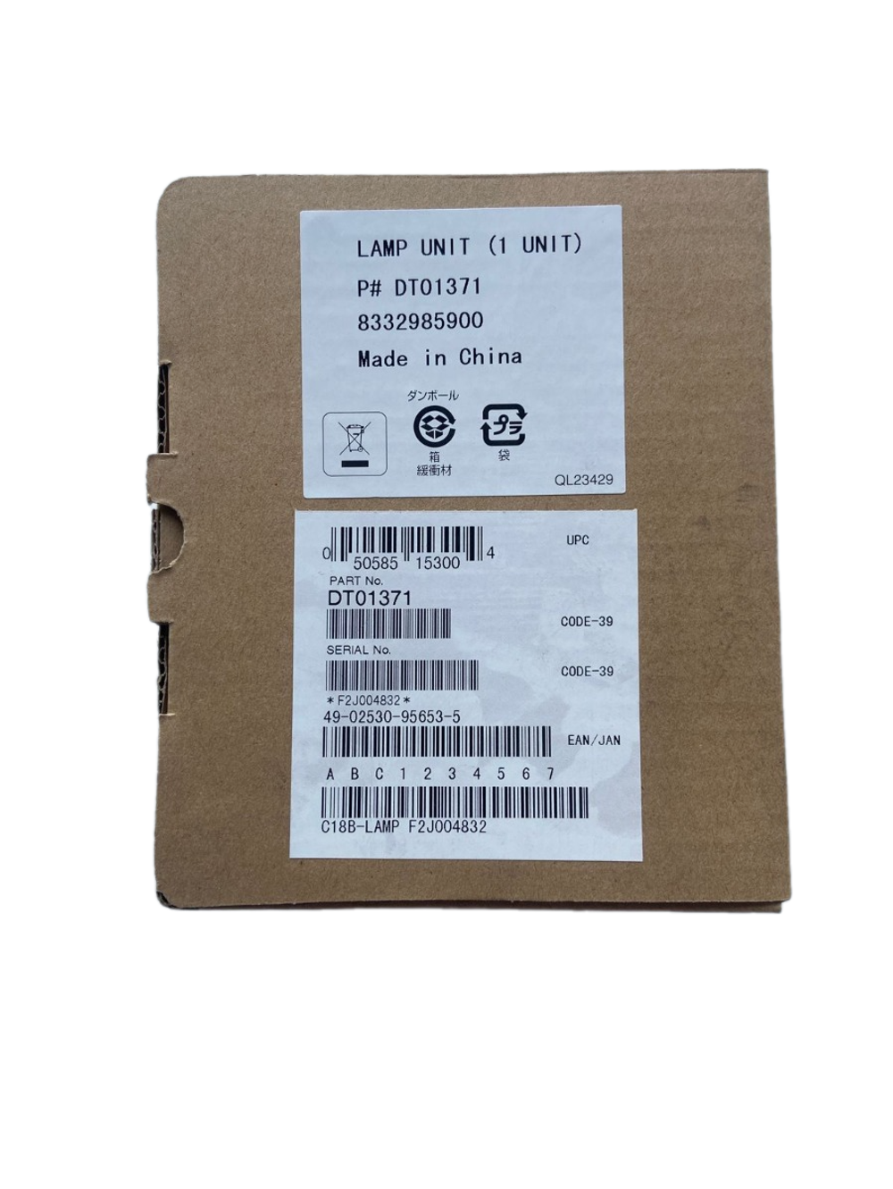 Лампа с модулем DT01371 для проектора Hitachi CP-WX2515WN, CP-WX3015 оригинал