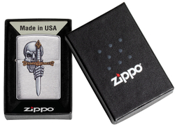 Зажигалка ZIPPO Sword Skull Design 49488