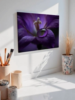 Картина на стену 40 X 50 Фиолетовый цветок