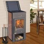 Печь-камин МЕТА Нарва с плитой