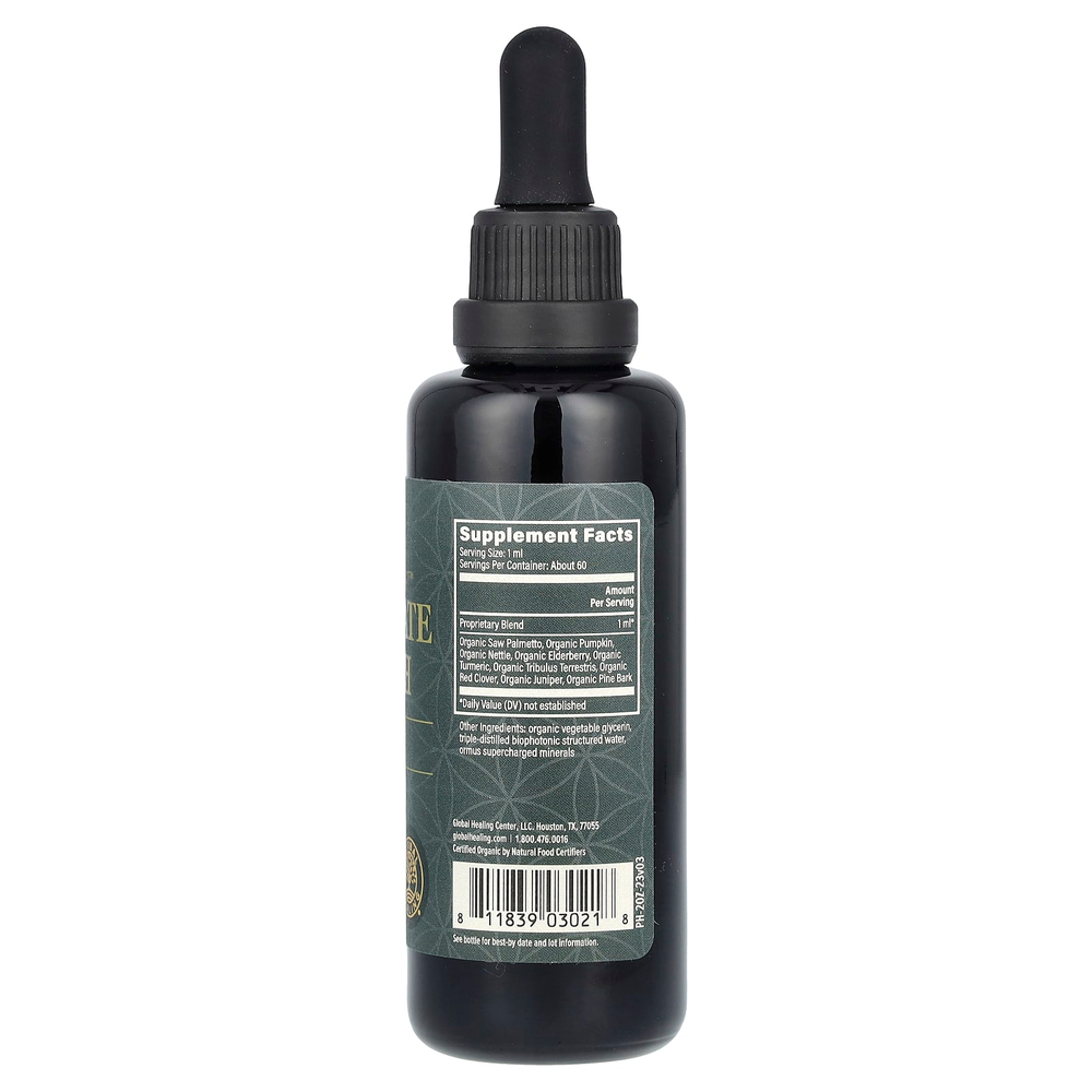 Global Healing, необработанный травяной экстракт, для здоровья простаты, 59,2 мл (2 жидк. унции)