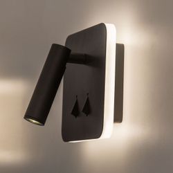 Citilux Декарт CL704421 LED Бра с выключателем Чёрное