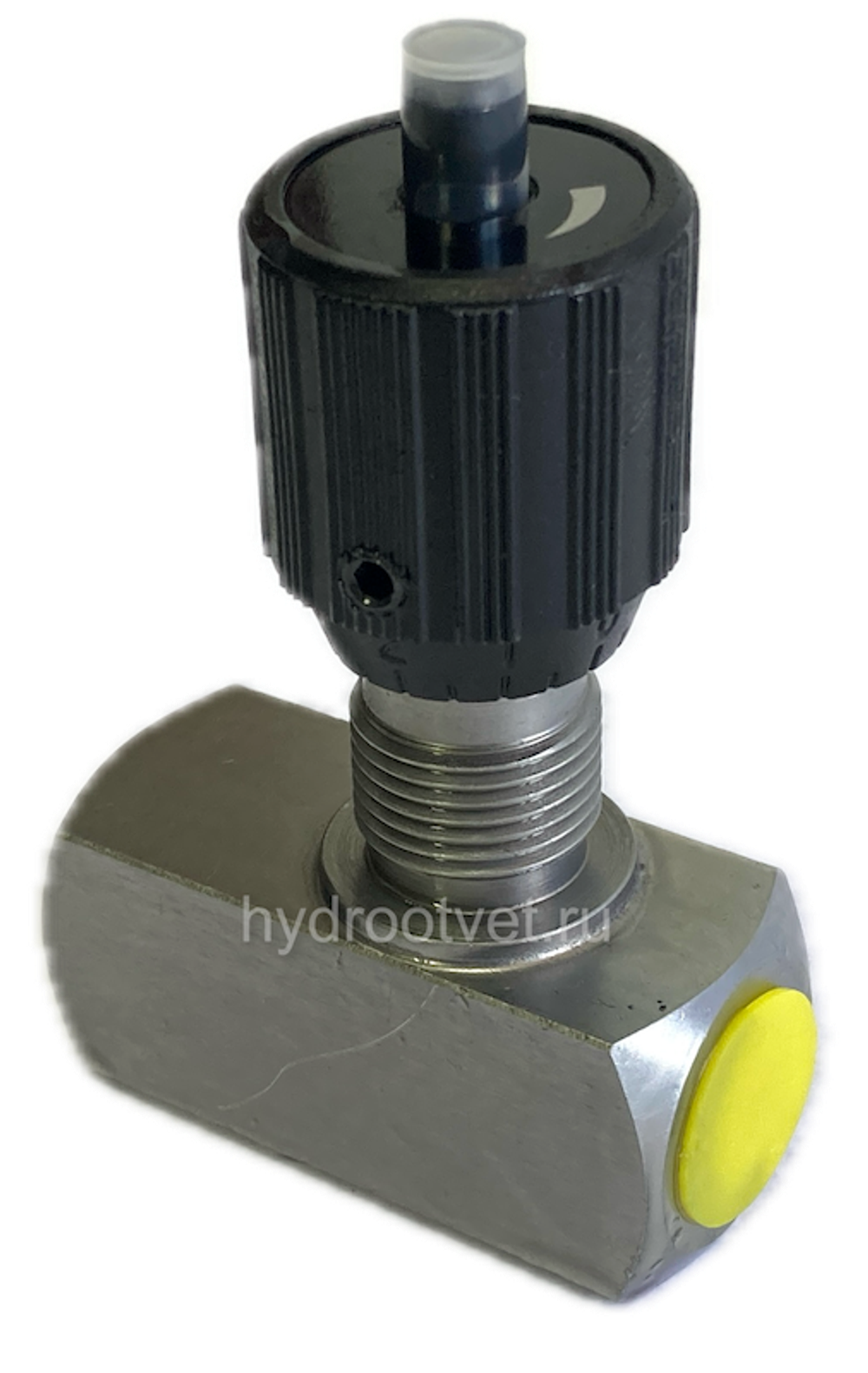 DV06-1-10/V - Дроссель трубного монтажа c рукояткой, G1/8, обратный клапан - нет