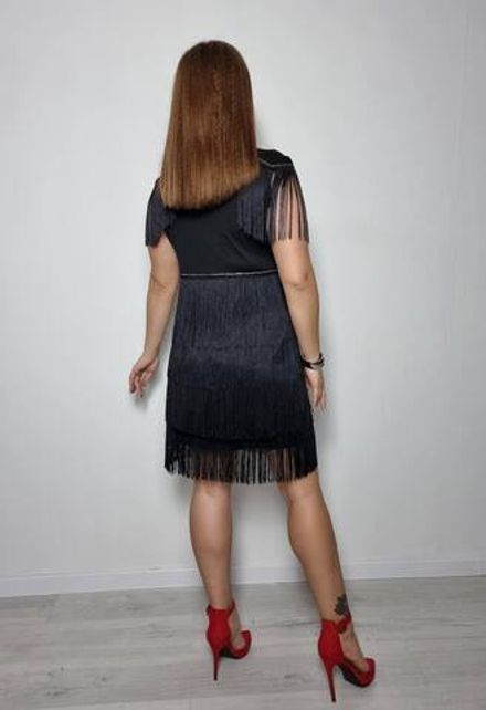 Платье с бахромой 03309 Фабрика Моды Фото 2