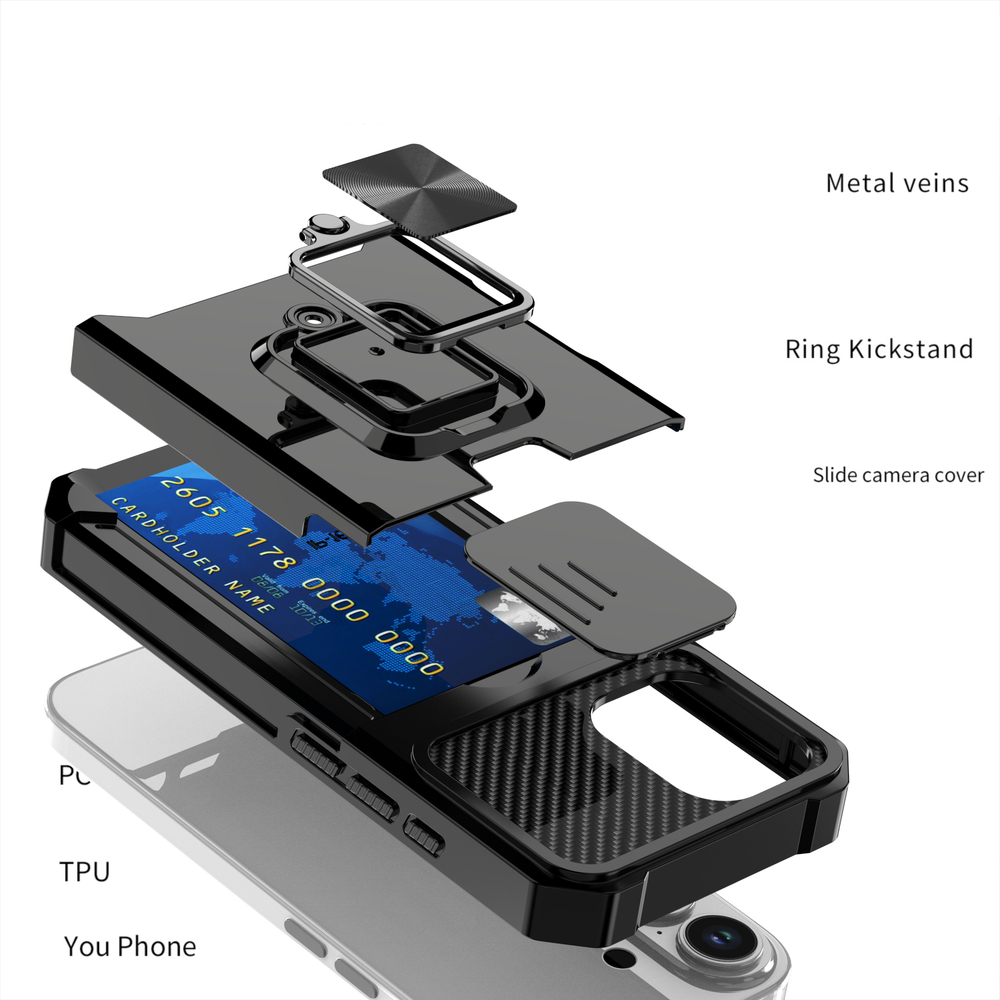 Противоударный чехол Сard Reader Case для iPhone 17