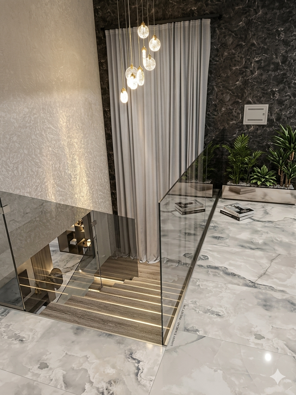 Стеклянные перила