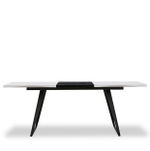 Стол DT-93 белый/черный