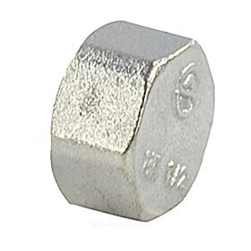 Заглушка латунь никель Ду 20 (3/4") ВР 9016 ГОСТ 32585-2013 Aquasfera 9016-02