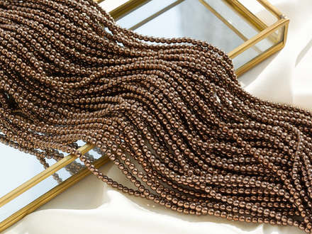 Нить бусин из гематита 4мм