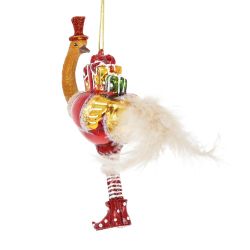 GAEM Украшение новогоднее "Страус", L10 W5 H15 см