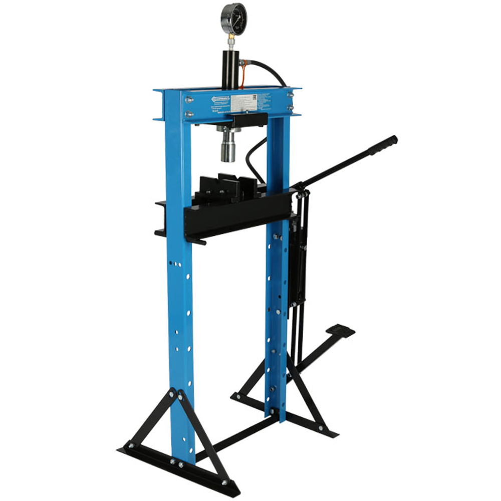 ТЕМП T61212F Пресс гидравлический напольный с ручным и ножным приводом, 12 т