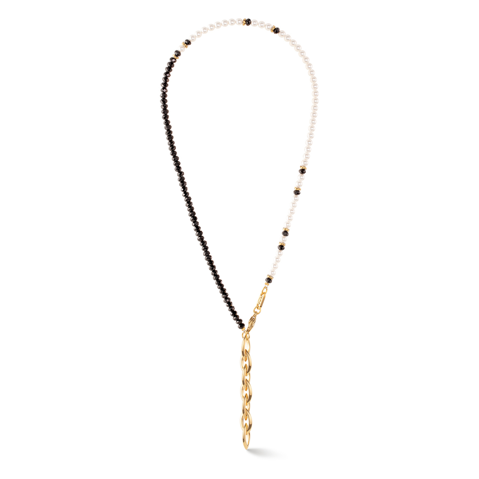 Колье Coeur de Lion Black-White 4311/10-1314