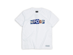Футболка НПОГП Лого Буквы Белый