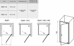 Душевой уголок Ravak Pivot PDOP1 + PPS 90x80 черный
