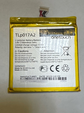 Аккумулятор для Alcatel TLp017A2/TLp017A1/TLi017A2 ( OT-6012X/OT-6012D)